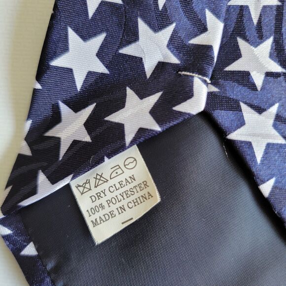 Steven Harris Men's Necktie USA Flag Patriotic Civil War Stars And Stripes - Picture 6 of 9